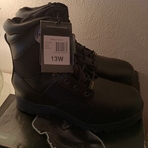 Brahma Black "SWAT" Steel Toe Combat Boots Men Sz 13 NIB Oil/Slip Resistant Work